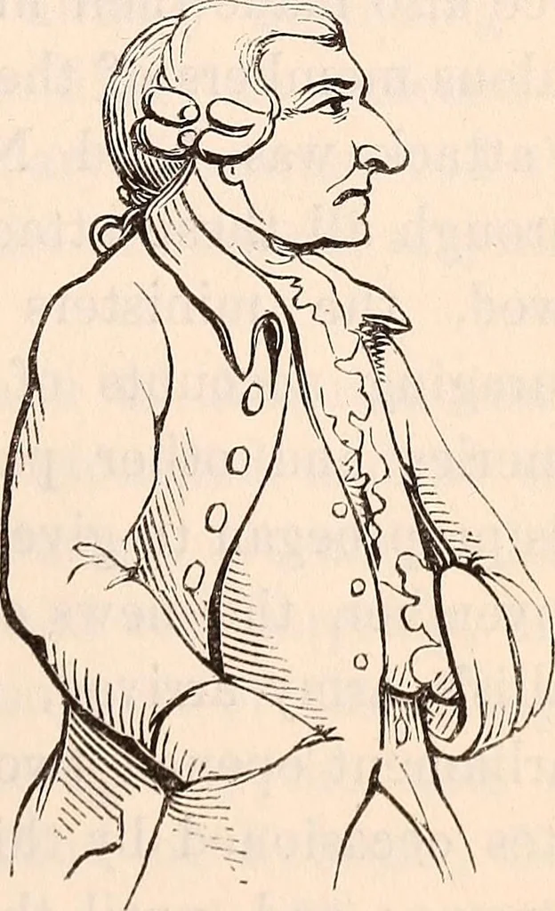 An illustration from England under the house of Hanover; : its history and condition during the reigns of the three Georges, illustrated from the caricatures and satires of the day., 1848, leaf 64