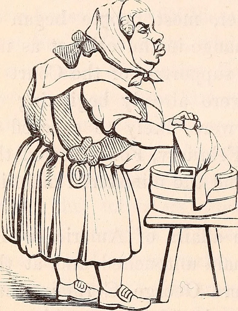 An illustration from England under the house of Hanover; : its history and condition during the reigns of the three Georges, illustrated from the caricatures and satires of the day., 1848, leaf 67