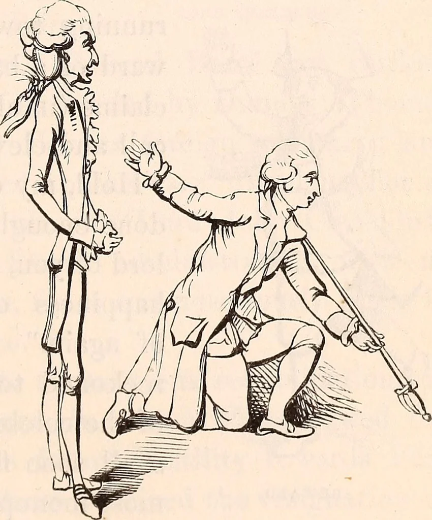 An illustration from England under the house of Hanover; : its history and condition during the reigns of the three Georges, illustrated from the caricatures and satires of the day., 1848, leaf 72