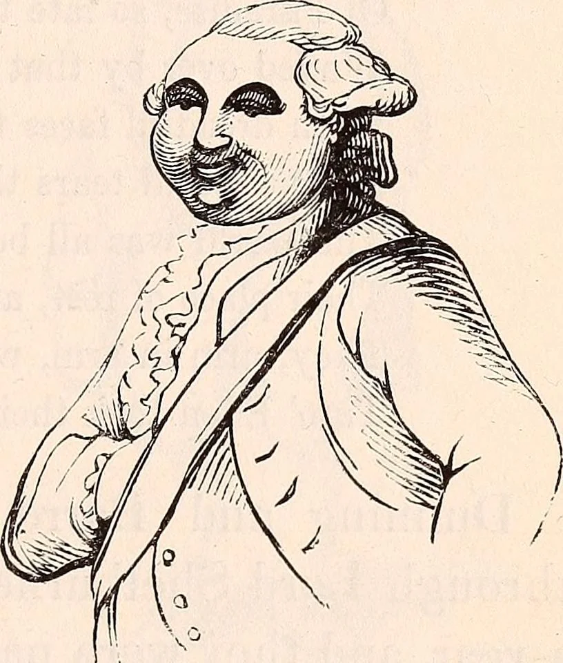 An illustration from England under the house of Hanover; : its history and condition during the reigns of the three Georges, illustrated from the caricatures and satires of the day., 1848, leaf 74