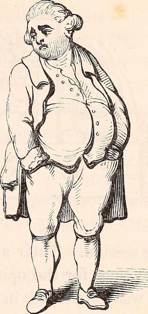 An illustration from England under the house of Hanover; : its history and condition during the reigns of the three Georges, illustrated from the caricatures and satires of the day., 1848, leaf 76