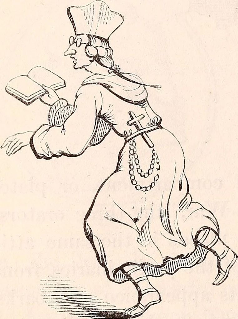 An illustration from England under the house of Hanover; : its history and condition during the reigns of the three Georges, illustrated from the caricatures and satires of the day., 1848, leaf 91
