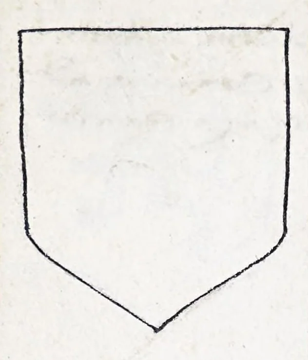 An illustration from English armorial : manuscript, 1603, leaf 62