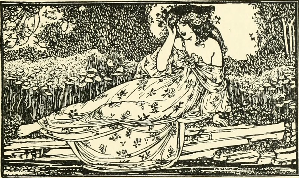 An illustration from English book-illustration of to-day; appreciations of the work of living English illustrators, with lists of their books, 1903, leaf 42