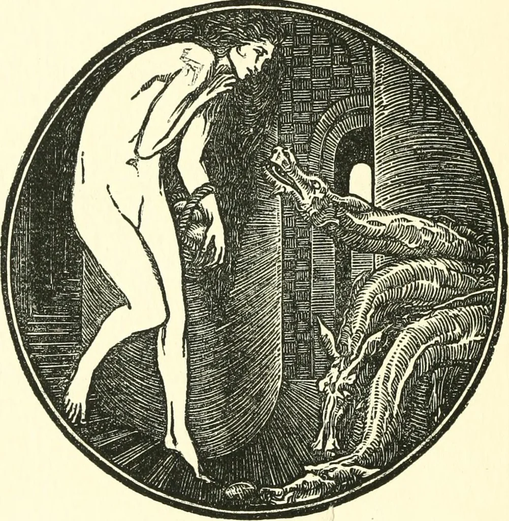 An illustration from English book-illustration of to-day; appreciations of the work of living English illustrators, with lists of their books, 1903, leaf 55