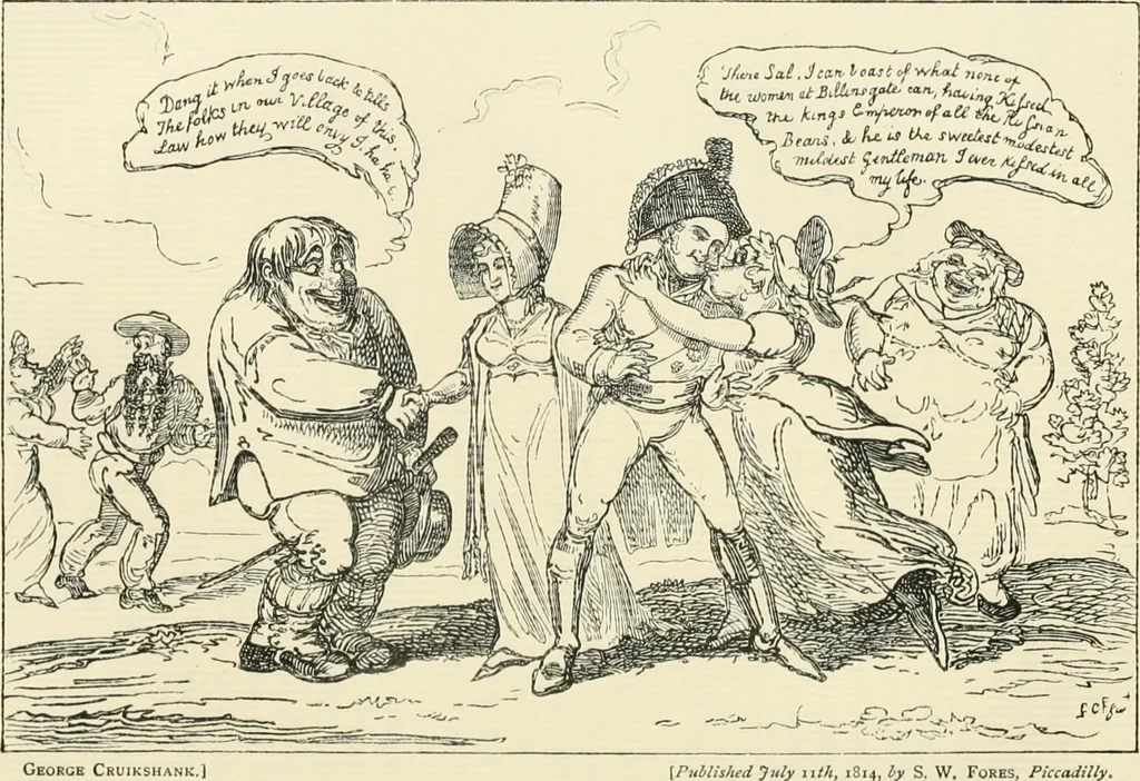An illustration from English caricaturists and graphic humourists of the nineteeth century : How they illustrated and interpreted their times, 1886, leaf 204