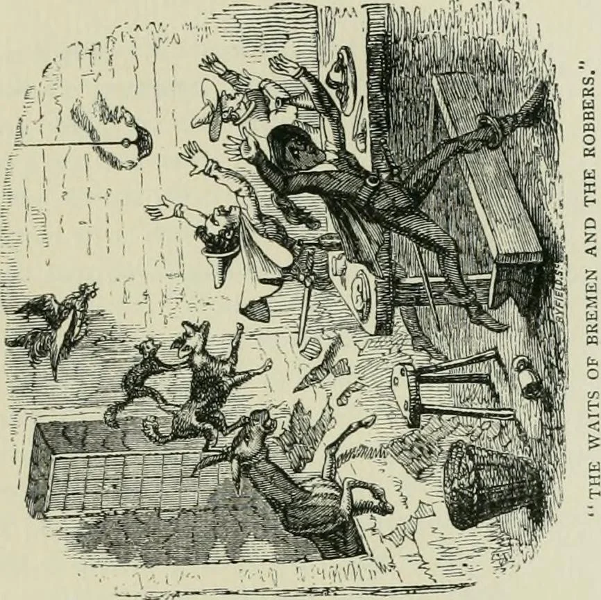 An illustration from English caricaturists and graphic humourists of the nineteeth century : How they illustrated and interpreted their times, 1886, leaf 259