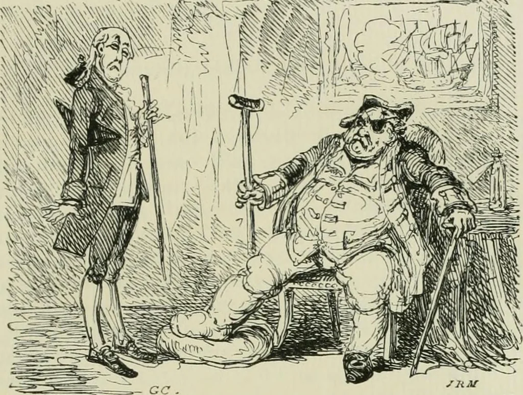 An illustration from English caricaturists and graphic humourists of the nineteeth century : How they illustrated and interpreted their times, 1886, leaf 263