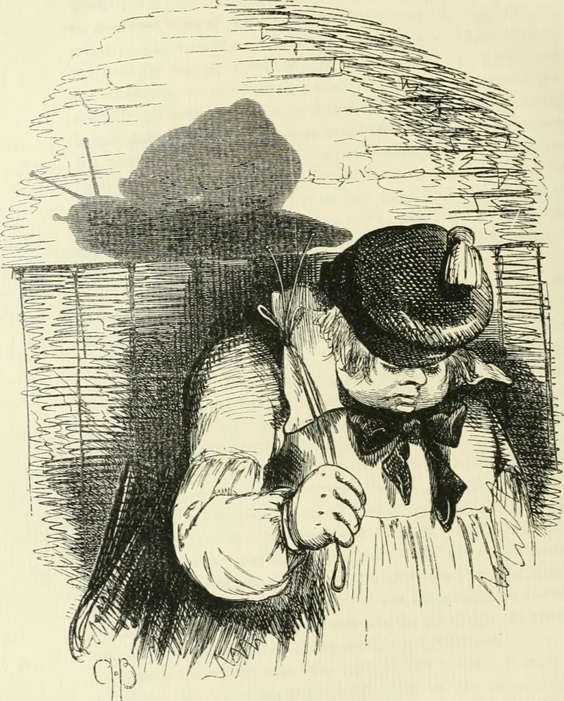An illustration from English caricaturists and graphic humourists of the nineteeth century : How they illustrated and interpreted their times, 1886, leaf 480