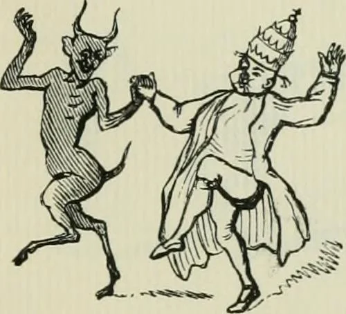 An illustration from English caricaturists and graphic humourists of the nineteeth century : How they illustrated and interpreted their times, 1886, leaf 487