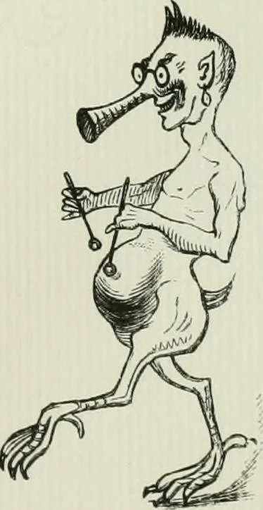 An illustration from English caricaturists and graphic humourists of the nineteeth century : How they illustrated and interpreted their times, 1886, leaf 489