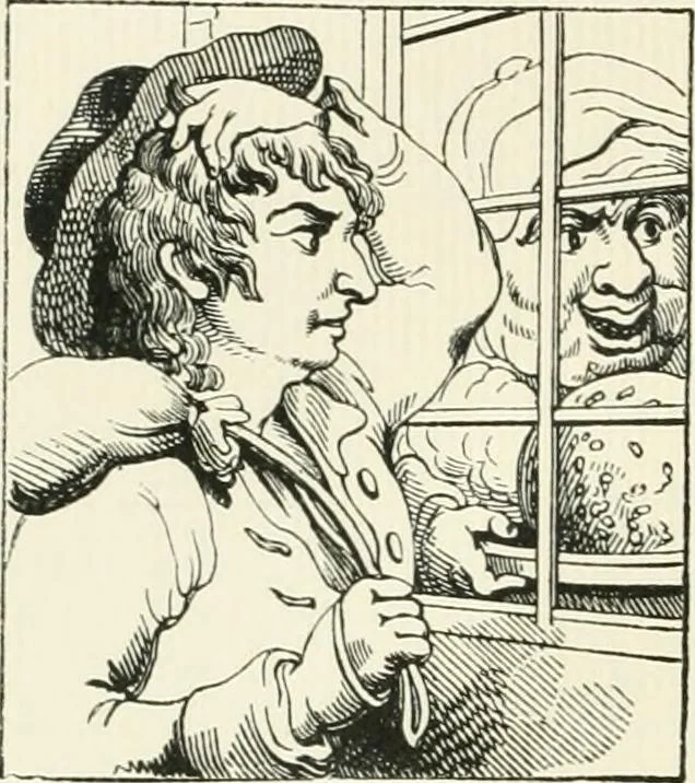 An illustration from English caricaturists and graphic humourists of the nineteeth century : How they illustrated and interpreted their times, 1886, leaf 50