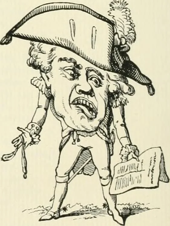 An illustration from English caricaturists and graphic humourists of the nineteeth century : How they illustrated and interpreted their times, 1886, leaf 50