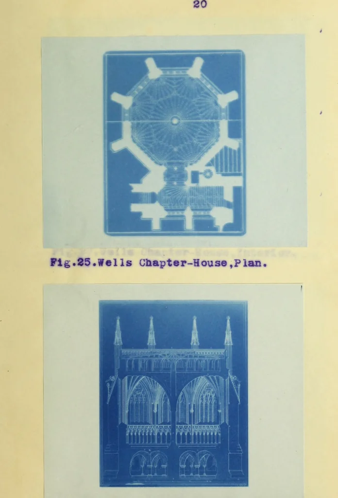 An illustration from The English chapter-house, 1903, leaf 48