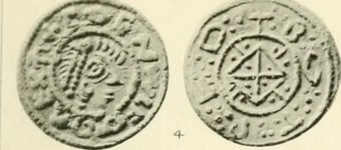 An illustration from A catalogue of English coins in the British museum. Anglo-Saxon series .., 1887, leaf 406