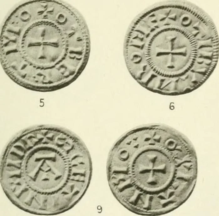 An illustration from A catalogue of English coins in the British museum. Anglo-Saxon series .., 1887, leaf 426