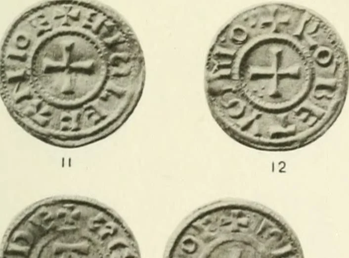 An illustration from A catalogue of English coins in the British museum. Anglo-Saxon series .., 1887, leaf 426