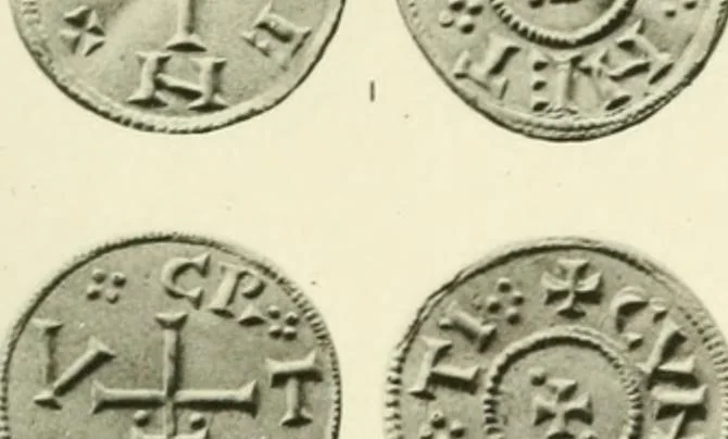 An illustration from A catalogue of English coins in the British museum. Anglo-Saxon series .., 1887, leaf 440