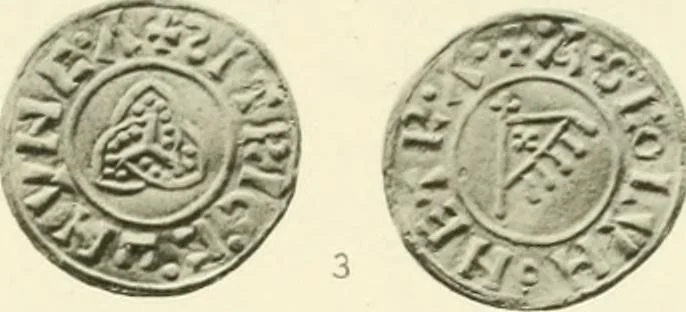 An illustration from A catalogue of English coins in the British museum. Anglo-Saxon series .., 1887, leaf 446