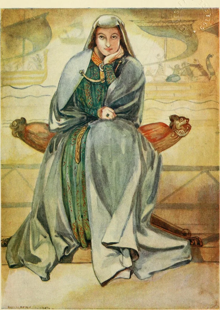 An illustration from English costume, 1906, leaf 127