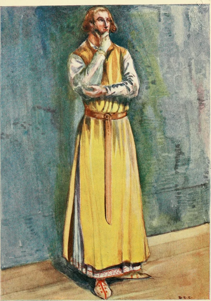 An illustration from English costume, 1906, leaf 133