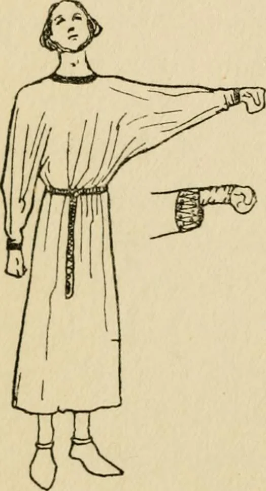 An illustration from English costume, 1906, leaf 136