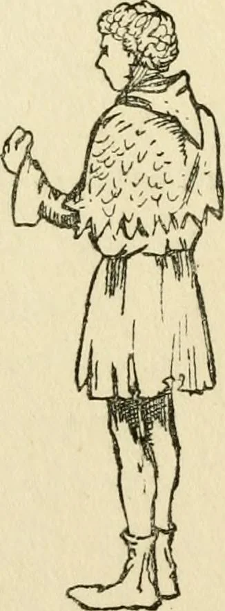 An illustration from English costume, 1906, leaf 161