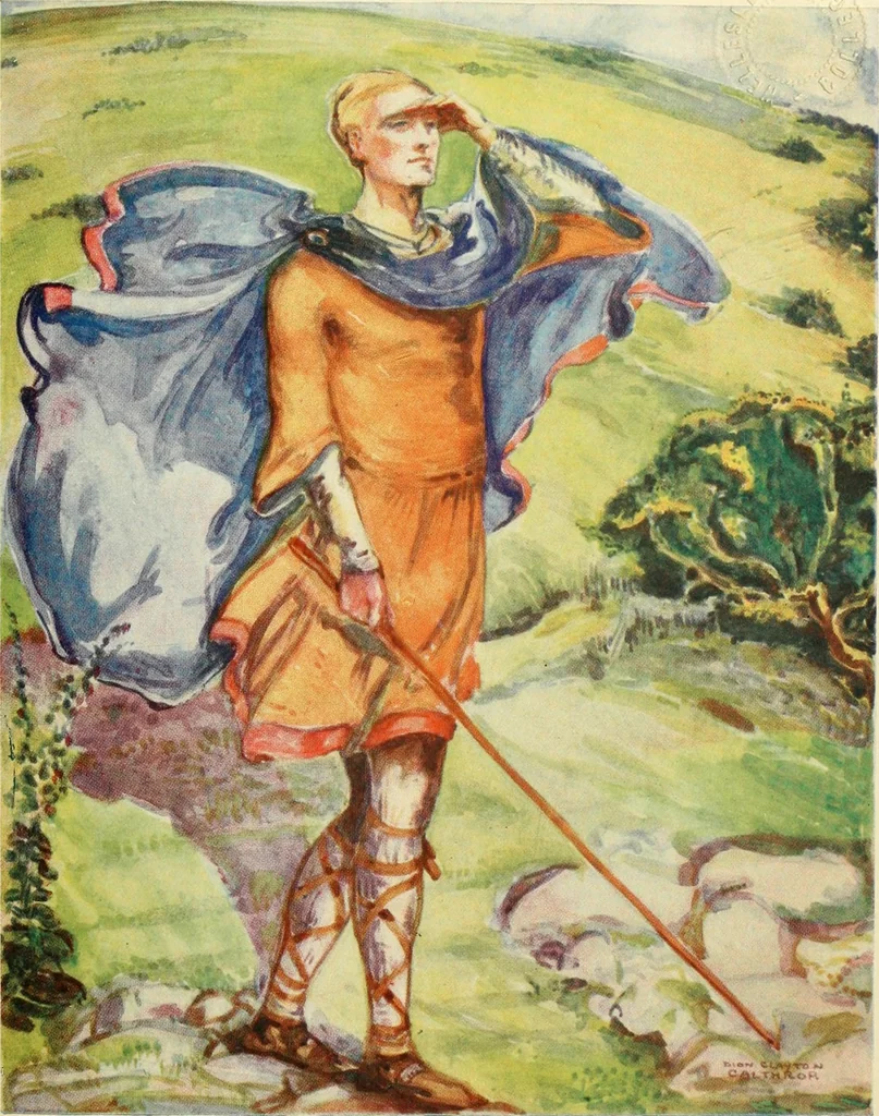An illustration from English costume, 1906, leaf 27