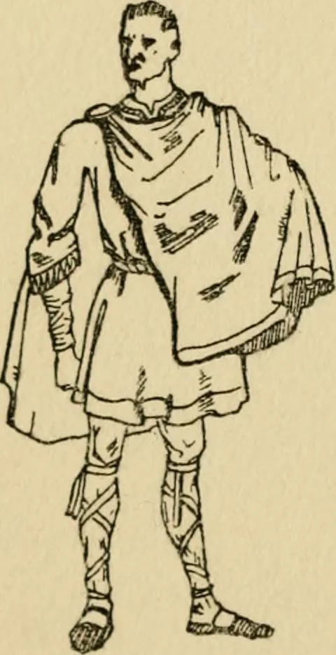 An illustration from English costume, 1906, leaf 32
