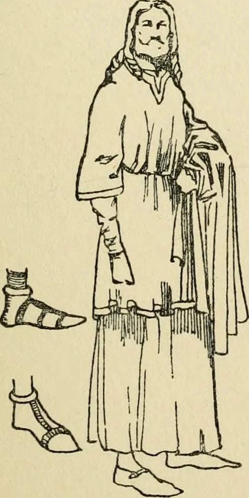 An illustration from English costume, 1906, leaf 61