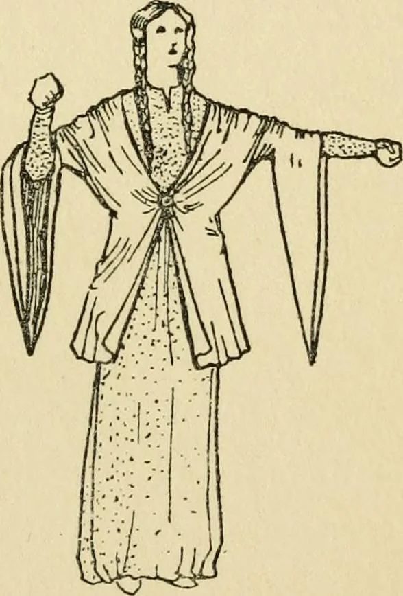 An illustration from English costume, 1906, leaf 71