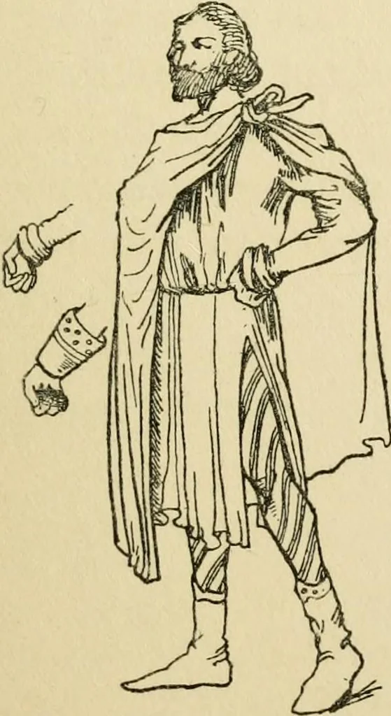 An illustration from English costume, 1906, leaf 73