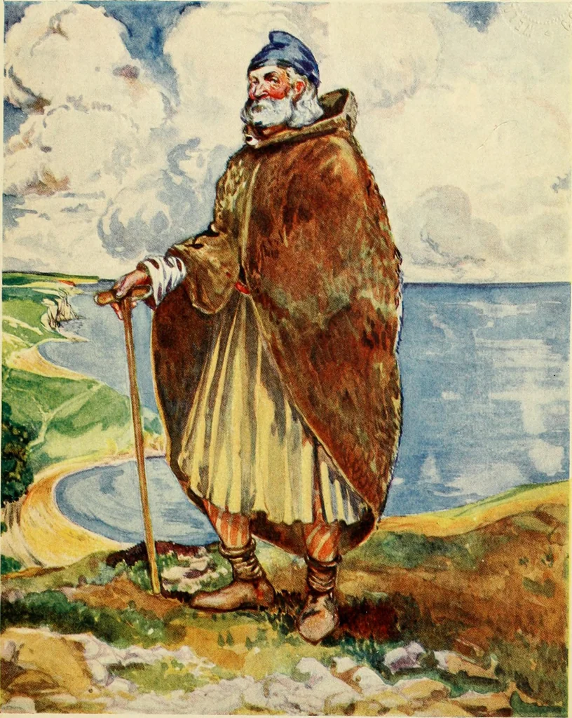 An illustration from English costume, 1906, leaf 77