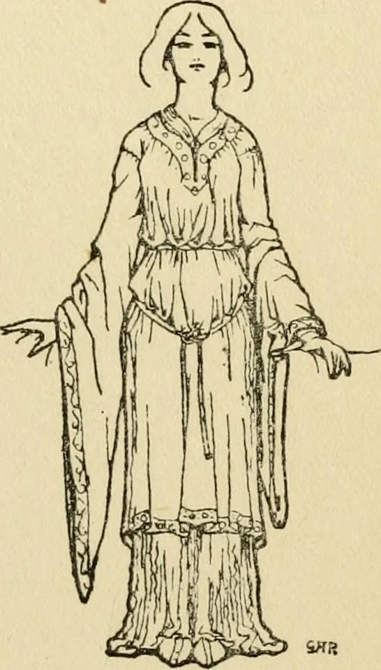 An illustration from English costume, 1906, leaf 93