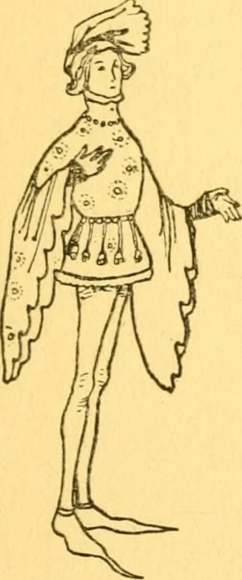 An illustration from English costume, 1906, leaf 107