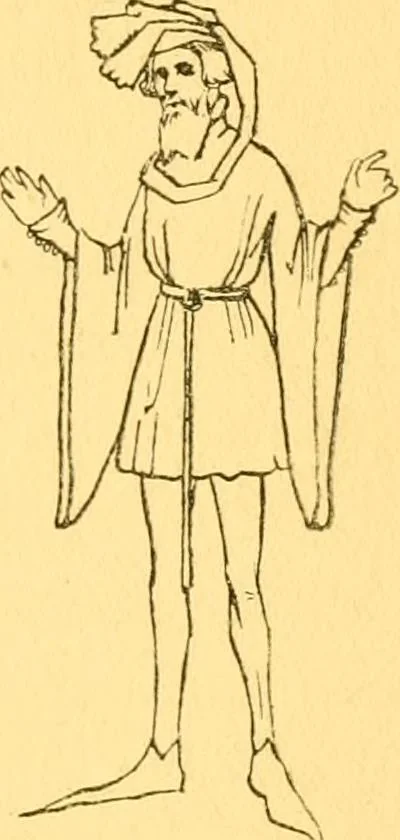 An illustration from English costume, 1906, leaf 107