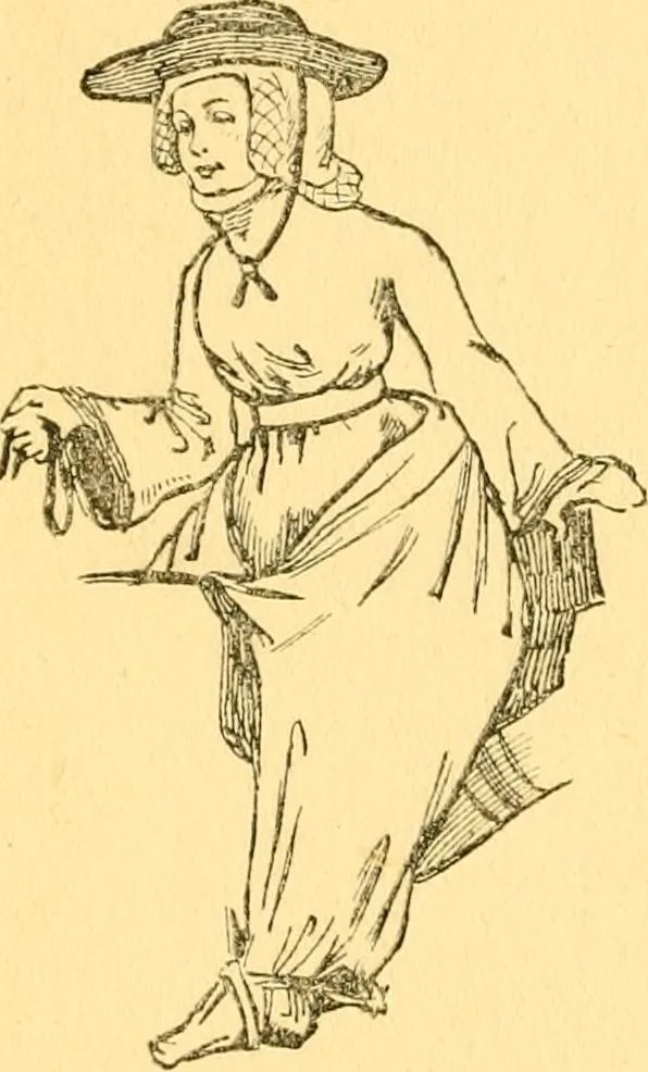 An illustration from English costume, 1906, leaf 110
