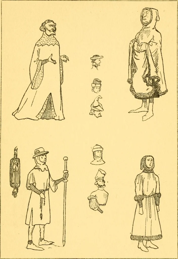 An illustration from English costume, 1906, leaf 121