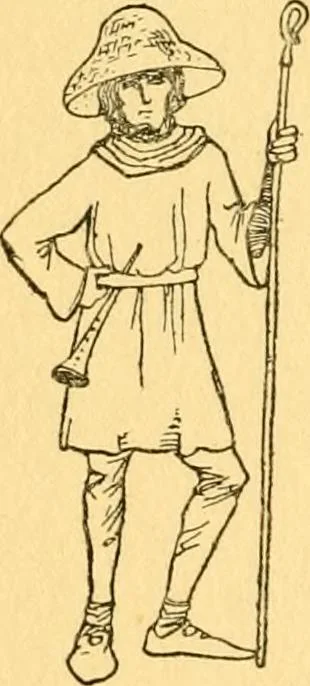 An illustration from English costume, 1906, leaf 122