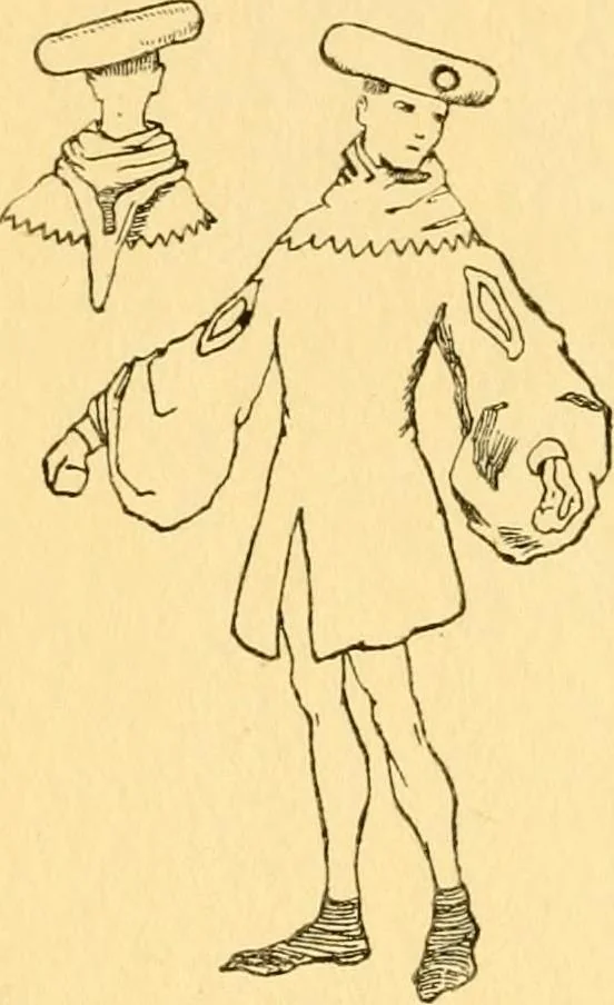 An illustration from English costume, 1906, leaf 130
