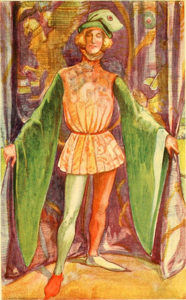 An illustration from English costume, 1906, leaf 133