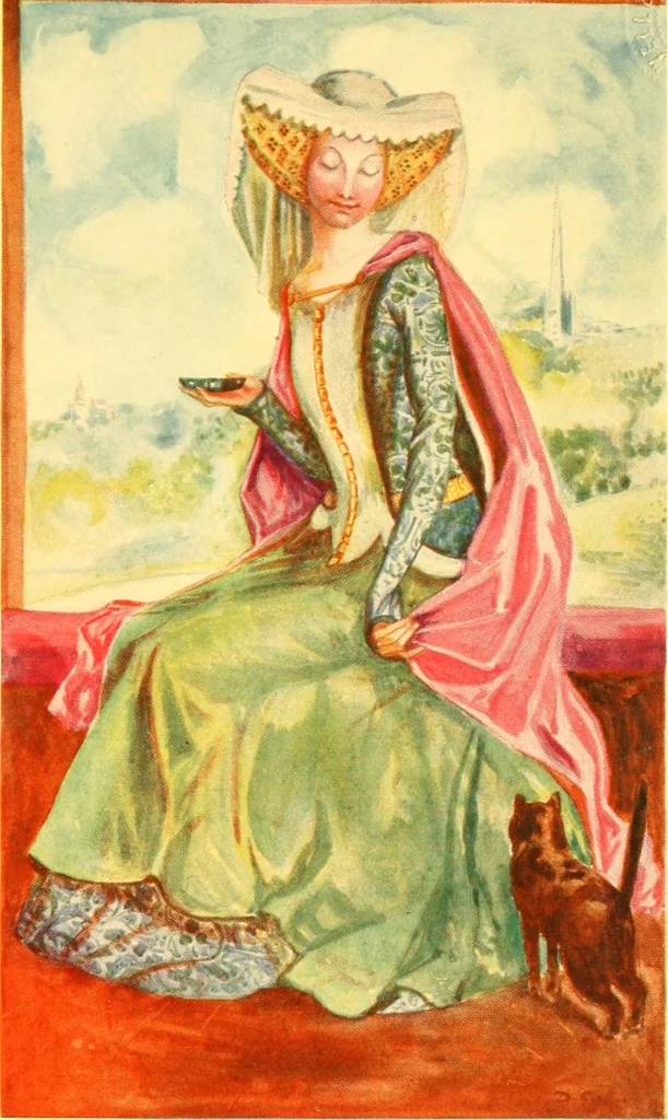 An illustration from English costume, 1906, leaf 145