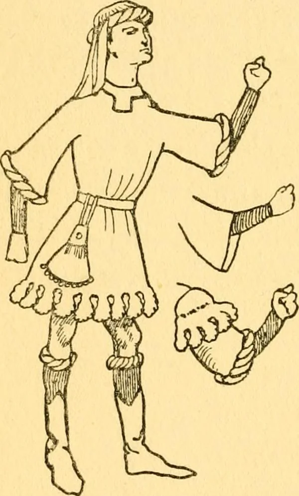 An illustration from English costume, 1906, leaf 150