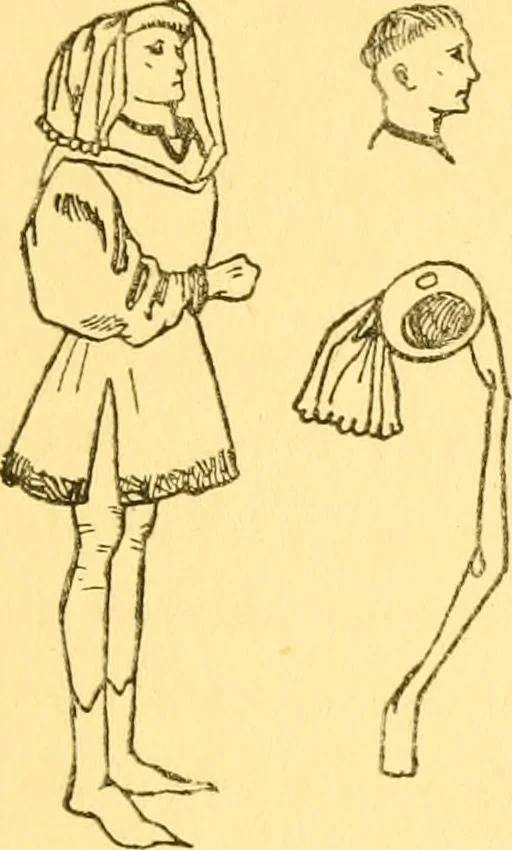 An illustration from English costume, 1906, leaf 153