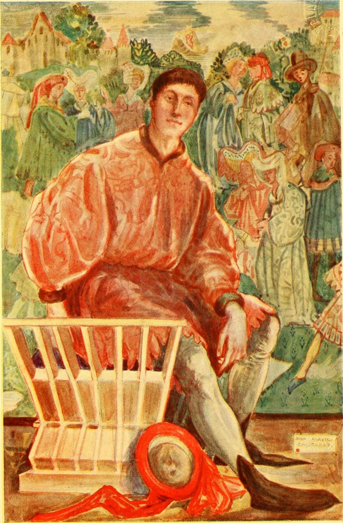 An illustration from English costume, 1906, leaf 157