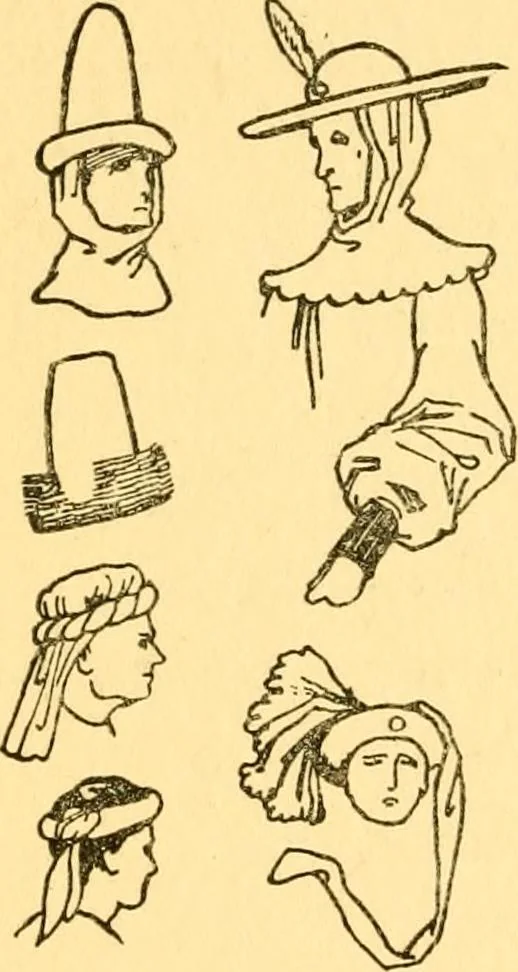 An illustration from English costume, 1906, leaf 162