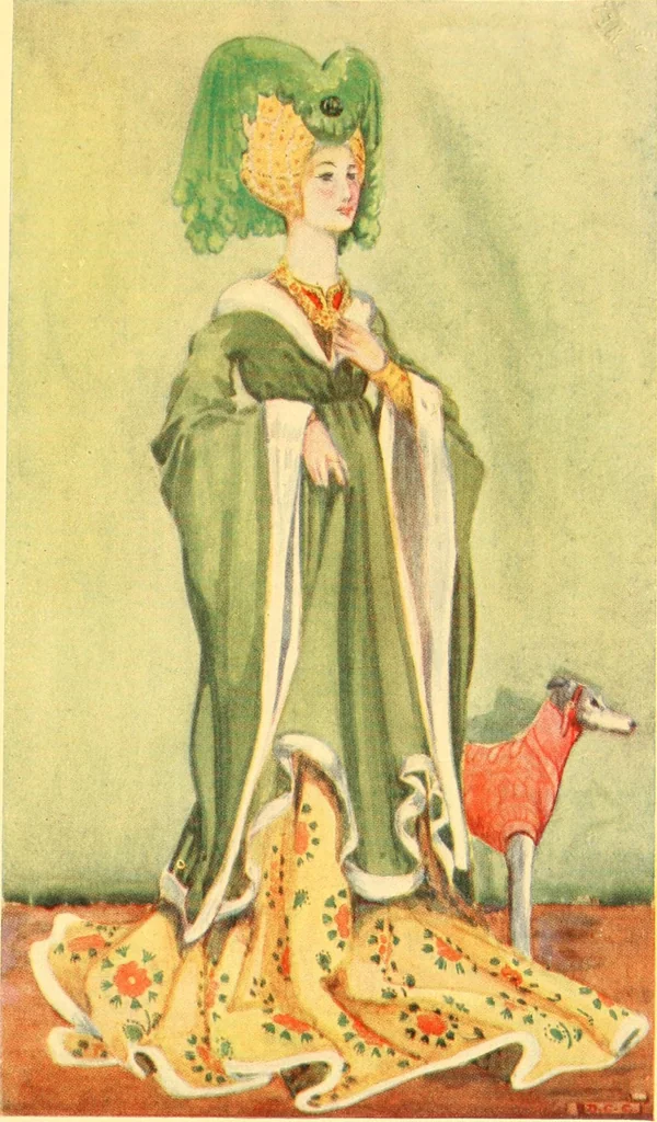 An illustration from English costume, 1906, leaf 173