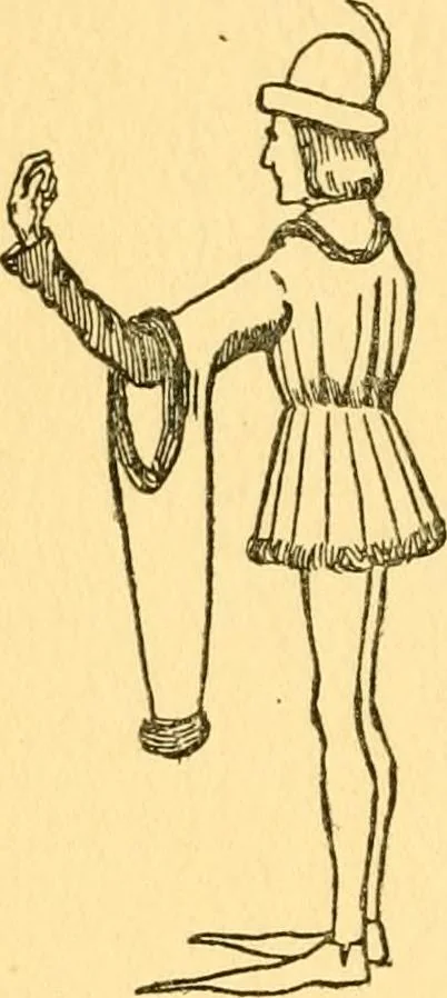 An illustration from English costume, 1906, leaf 180
