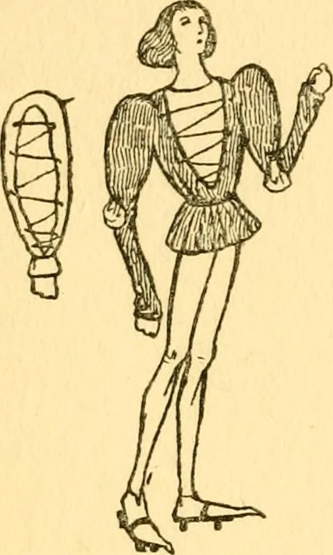 An illustration from English costume, 1906, leaf 188
