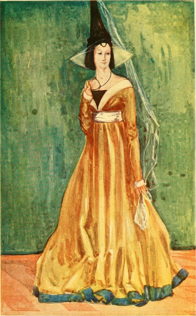 An illustration from English costume, 1906, leaf 197